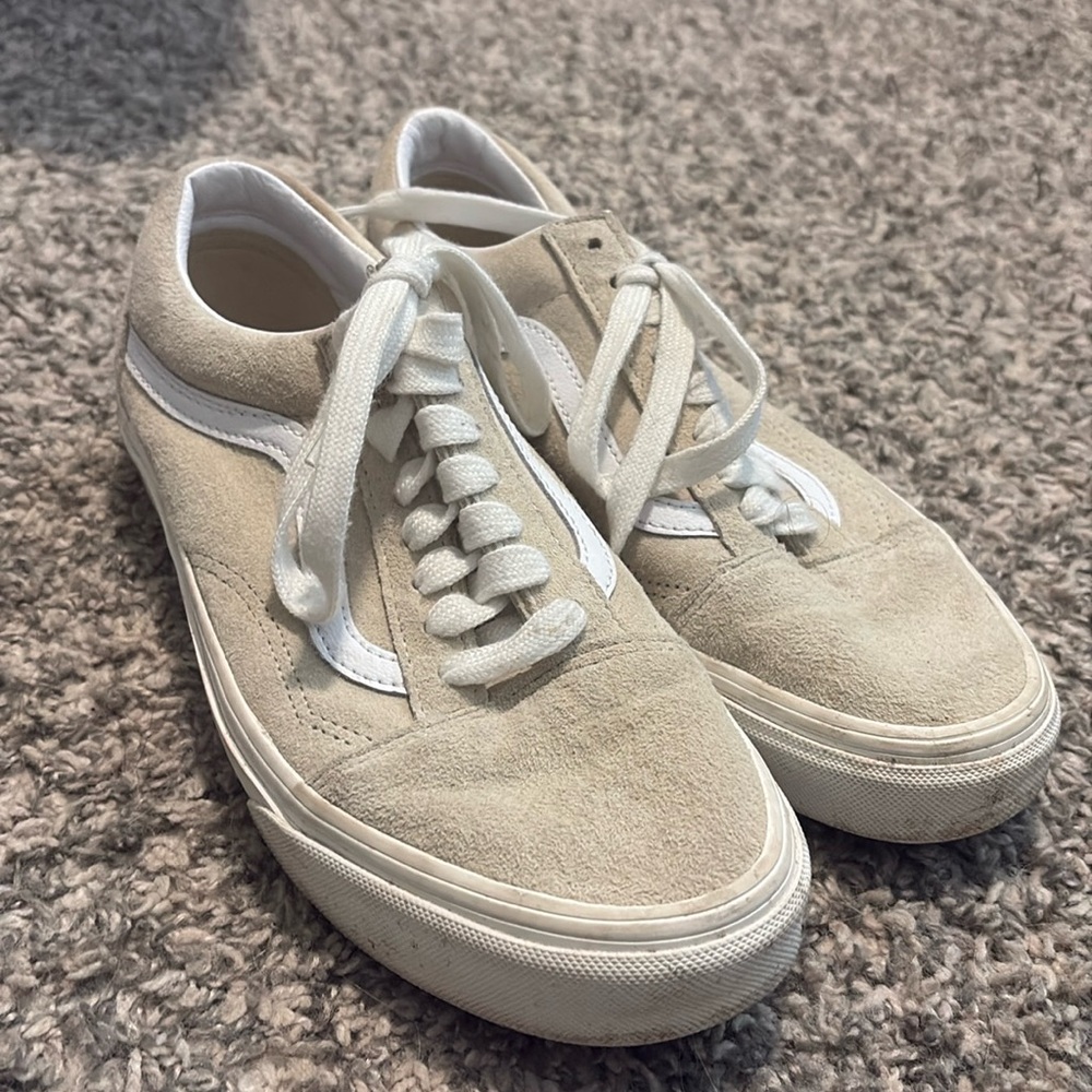 Size 8.5 cream vans